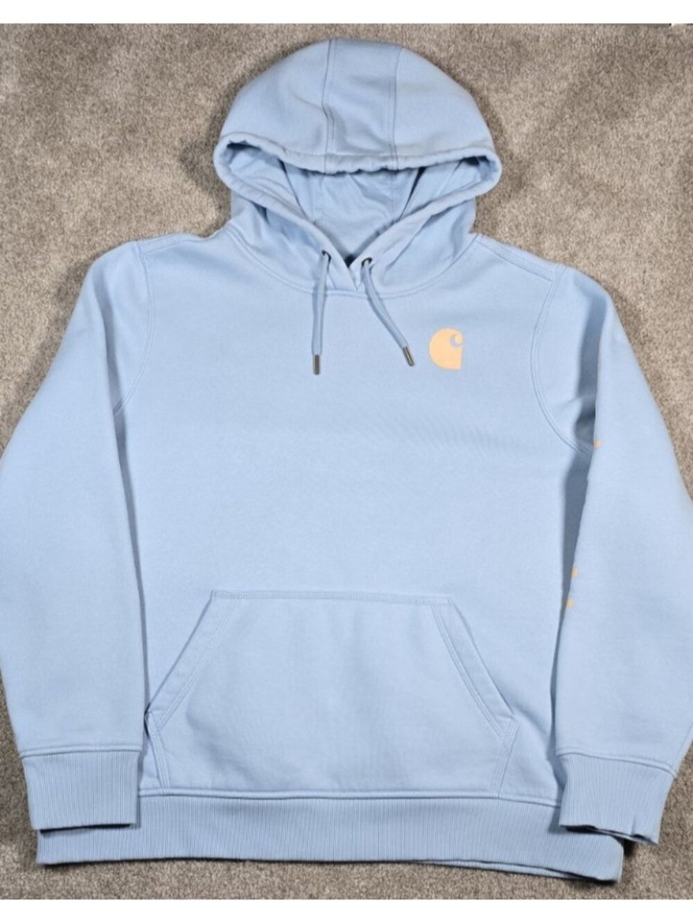 Carhartt Long Sleeve Hooded Sweatshirt Hoodie Moonstone 102791 HA9 Women's XXL